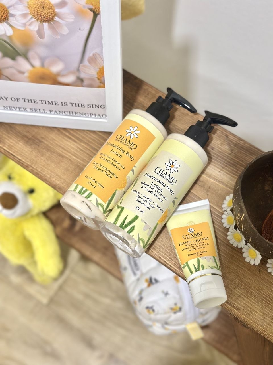 moisturizing body, hand lotion